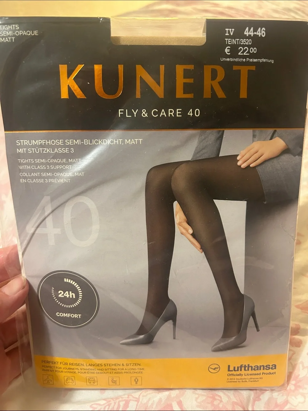 KUNERT Fly & Care 40 Women's Semi-Opaque Tights 44-46